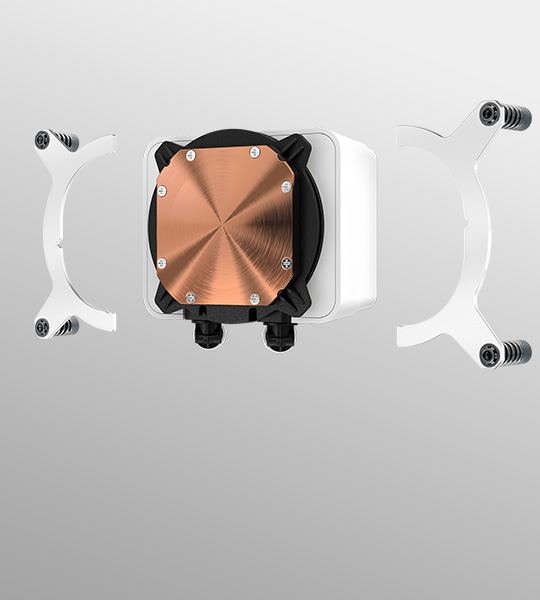 4SET-Pre-installed Fan with Hidden Cable Routing